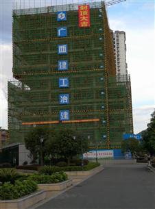柳州市城中区为民服务中心项目主体结构顺利封顶