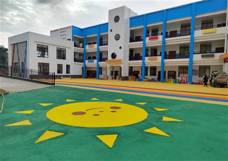 【“两个年”双提升】桂海分公司承建的百林乡中心幼儿园顺利开园！