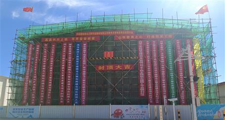 【奋力冲刺·勇创佳绩】冶建第五分公司内蒙古中储粮项目顺利封顶