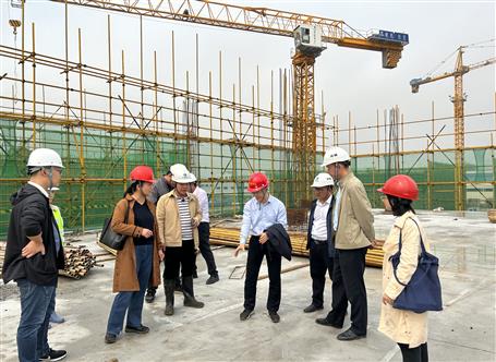 柳州市建筑工程质量安全层级监督检查组到冶建第四分公司项目开展检查工作