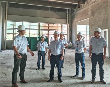 赖海标带队到桂南分公司项目开展2023年第二季度安全生产质量综合大检查暨“围墙内围墙外”和“以包代管”专项检查