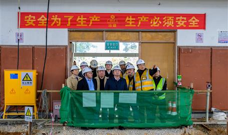 覃振华到第七分公司项目开展2026年第一季度暨春节后复工复产安全生产质量综合大检查