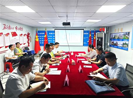 骆春燕到冶建第十分公司项目开展三季度项目运营及商务管理工作专项检查
